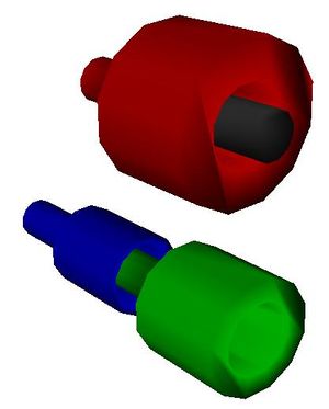 How discs and rod fit together